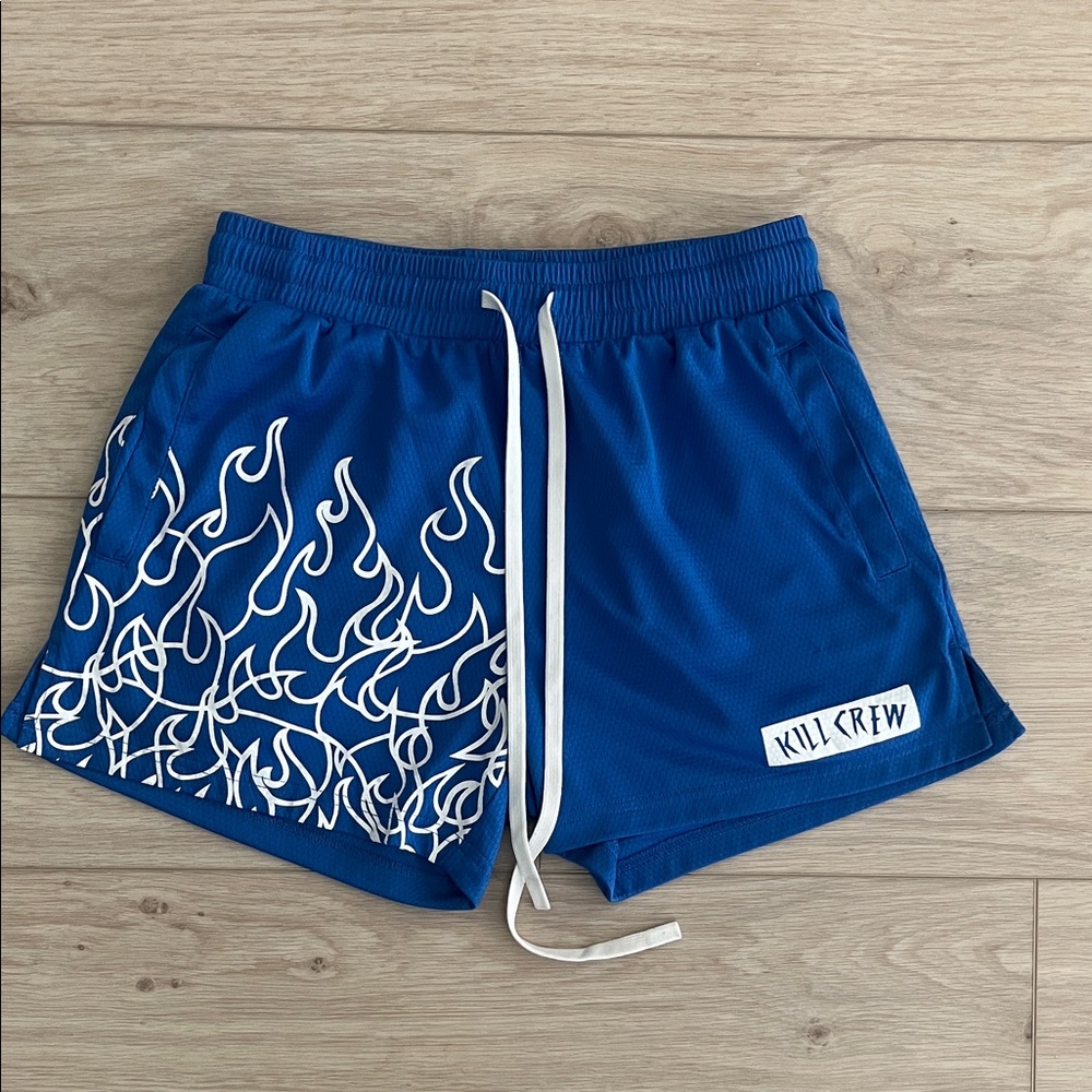 Kill Crew Blue Flame shorts